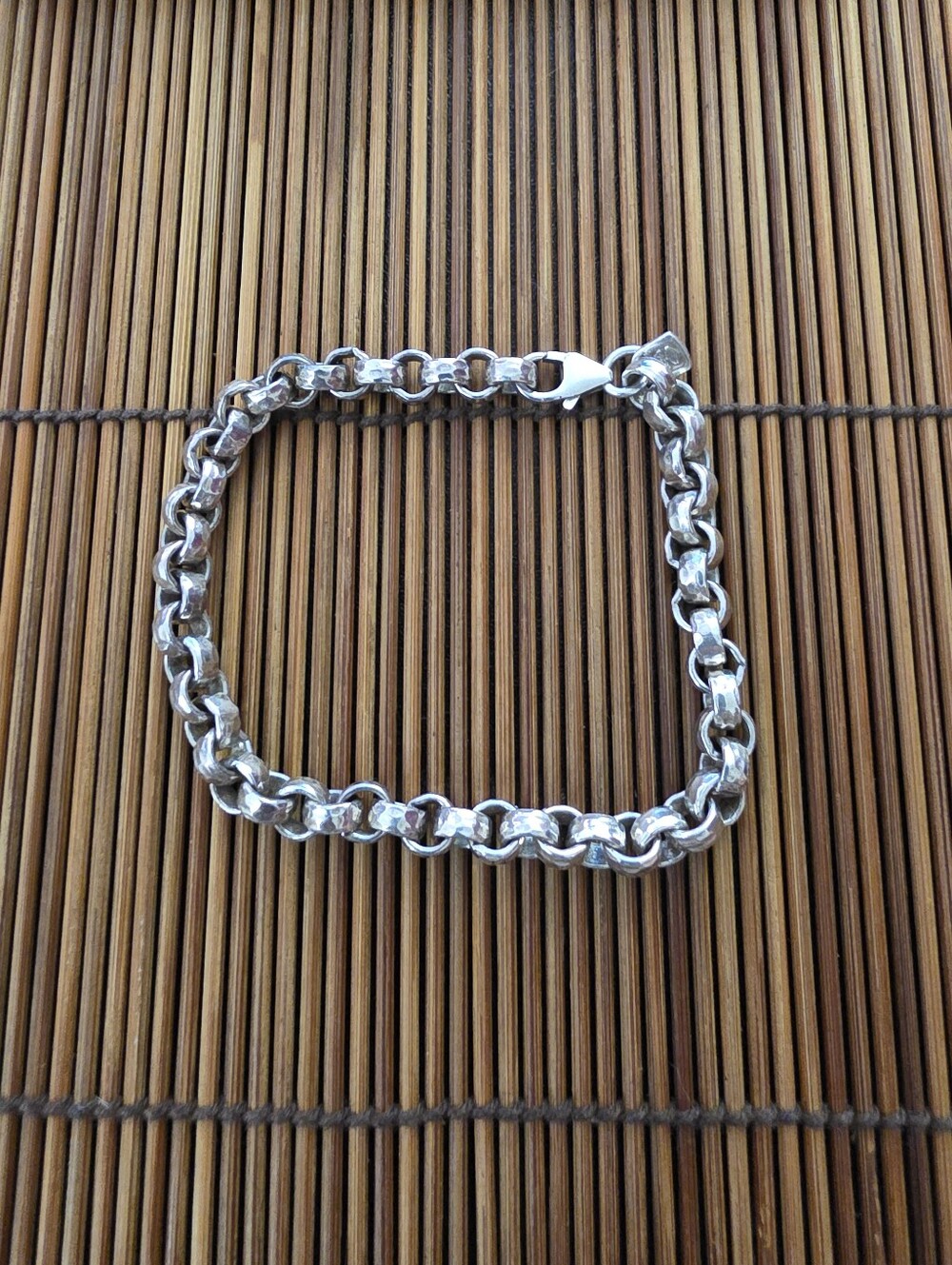 999 Silver Rolo Chain Bracelet (Vintage)